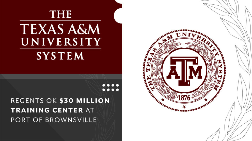 The TAMU System word mark next to the TAMU system seal.
