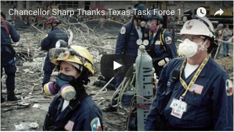 Chancellor Sharp Thanks Texas Task Force 1 for Two Decades Service
