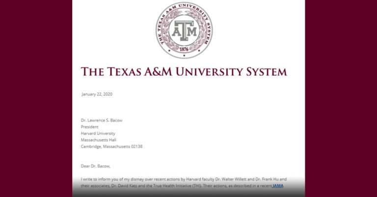 Texas A&M Chancellor calls on Harvard to investigate its faculty members