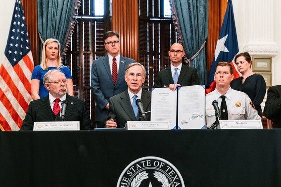 Governor Abbott Issues Executive Orders In Accordance With Federal Guidelines To Mitigate Spread Of COVID-19 In Texas